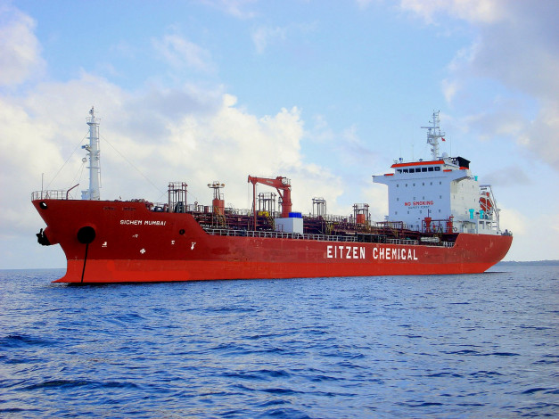 Обои картинки фото химический, танкер, sichem, mumbai, корабли, танкеры