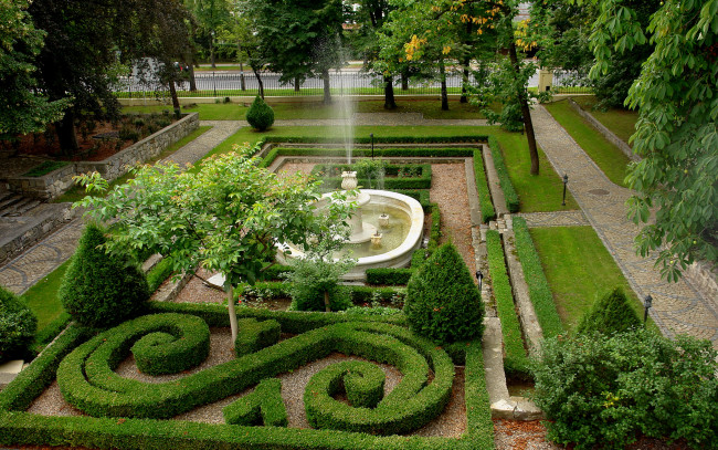 Обои картинки фото природа, парк, botanical, garden, of, wroclaw, university, poland
