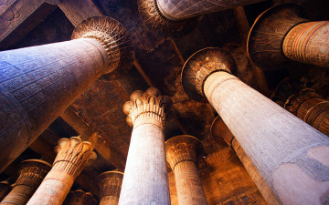 Картинка интерьер дворцы музеи египет колонны