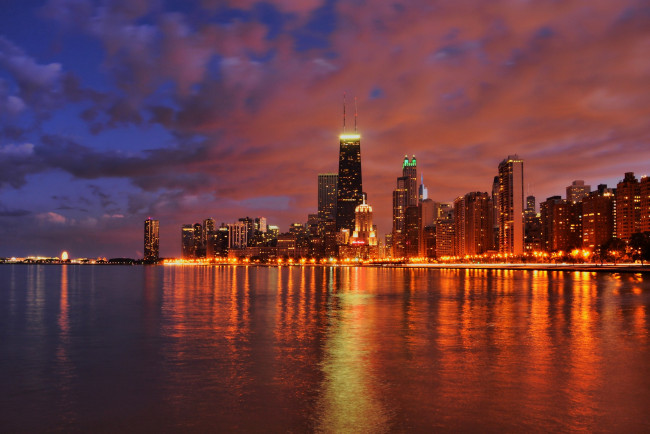 Обои картинки фото города, Чикаго, сша, америка, штат, иллинойс