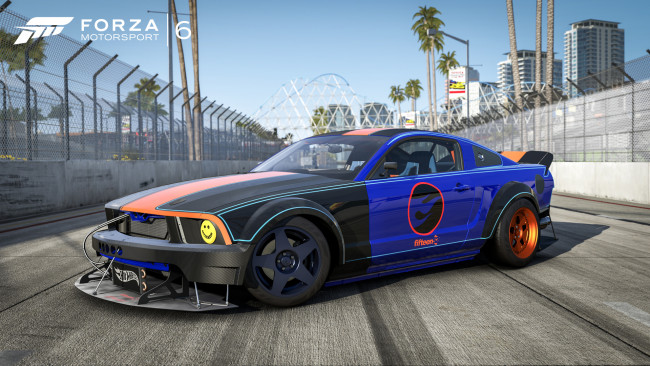 Обои картинки фото видео игры, forza motorsport 6, фон, гонка, автомобиль