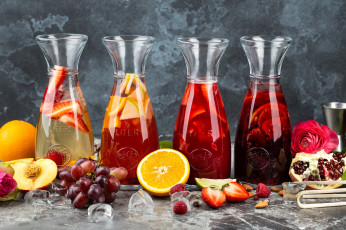 Картинка еда напитки +сок цитрусы апельсин сок ягоды напиток виноград