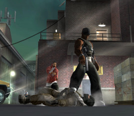 Картинка видео+игры 50+cent +bulletproof оружие бандиты подворотня перестрелка
