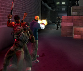 Картинка видео+игры 50+cent +bulletproof перестрелка оружие бандиты подворотня