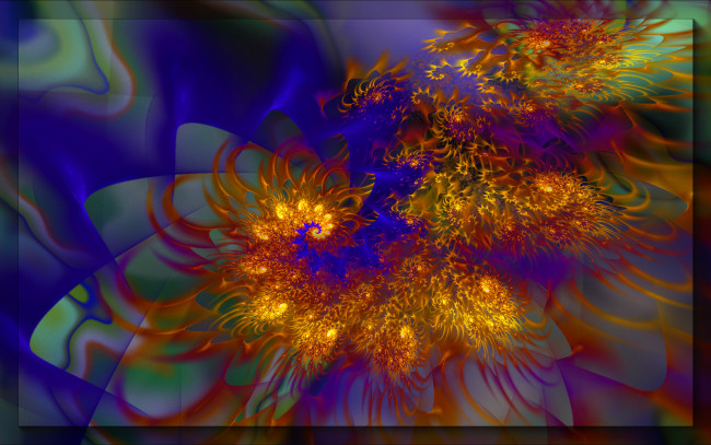 Обои картинки фото 3д, графика, fractal, фракталы, цвета, узор
