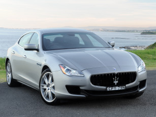 обоя автомобили, maserati, au-spec, 2014г, серый, quattroporte