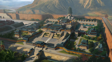 Картинка рисованные города храм