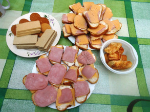 Картинка еда бутерброды +гамбургеры +канапе пирожные печенье вафли сыр колбаса хлеб