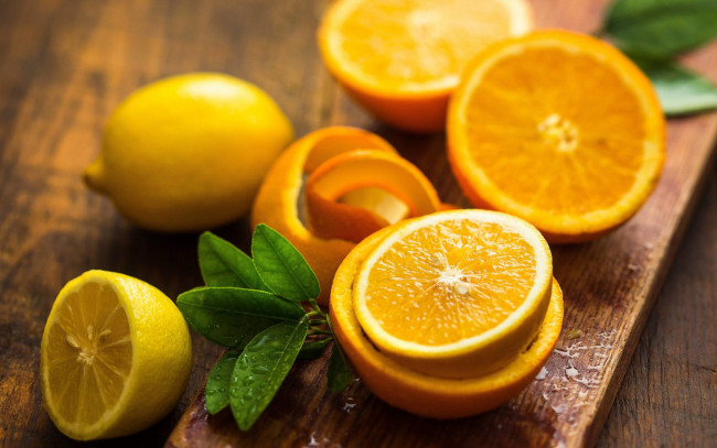 Обои картинки фото еда, цитрусы, апельсины, лимоны