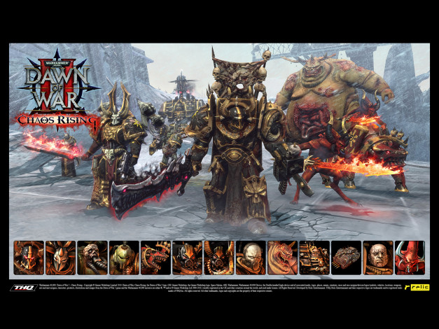 Обои картинки фото warhammer, 40, 000, dawn, of, war, ii, chaos, rising, видео, игры