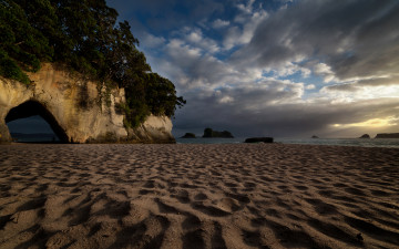 Картинка природа побережье арка пляж скала