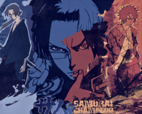 Картинка аниме samurai champloo