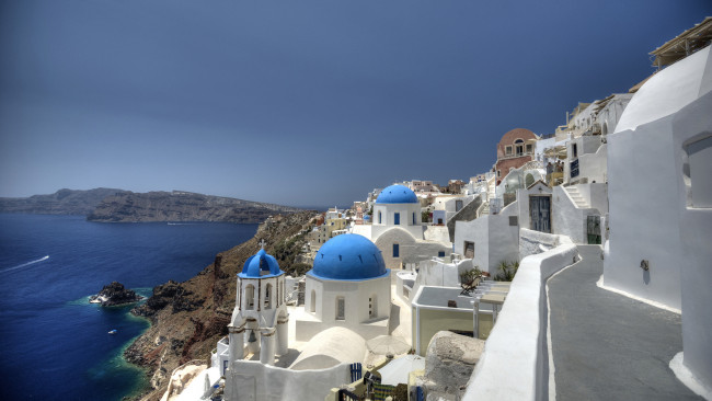 Обои картинки фото oia, santorini, greece, города, санторини, греция, ия