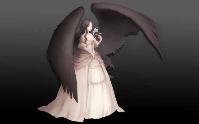 Обои картинки фото аниме, ангелы,  демоны, ангел