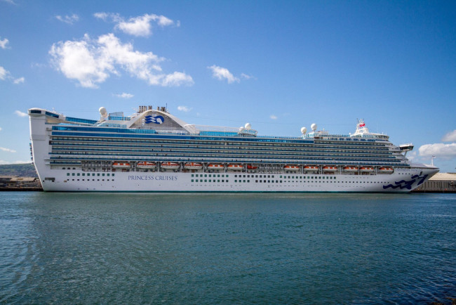 Обои картинки фото caribbean princess, корабли, лайнеры, круиз, лайнер