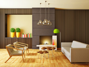 Картинка 3д+графика реализм+ realism мебель интерьер гостиная room interior modern stylish