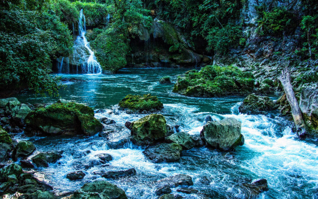 Обои картинки фото guatemala, central america, природа, водопады, central, america