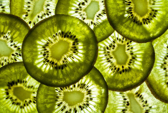 Картинка еда киви кружочки зеленый текстура