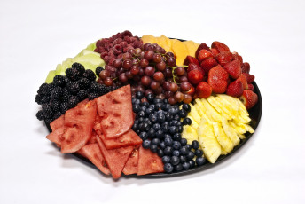 обоя еда, фрукты, ягоды, виноград, черника, ежевика, ананасы, арбуз, малина, клубника