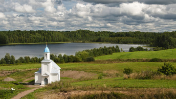 Картинка города православные церкви монастыри река церковь