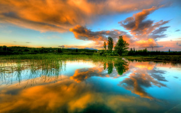 Картинка lake in reflection природа реки озера