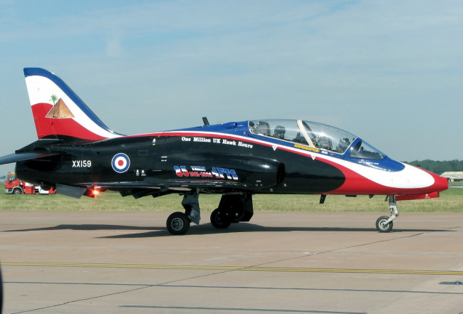 Обои картинки фото hawk, t1a, xx188, arp, авиация, боевые, самолёты, учебно-тренировочный, истребитель