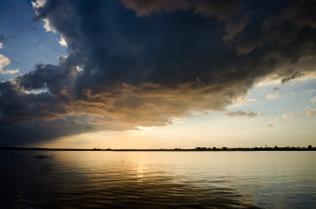 Картинка природа восходы закаты облака солнце закат море
