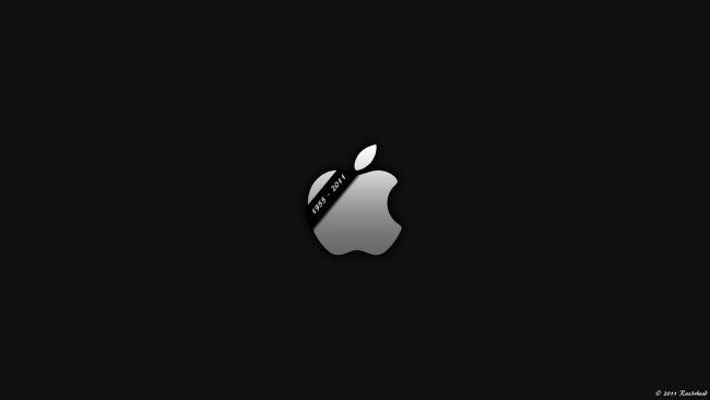 Обои картинки фото компьютеры, apple, тёмный, логотип, яблоко