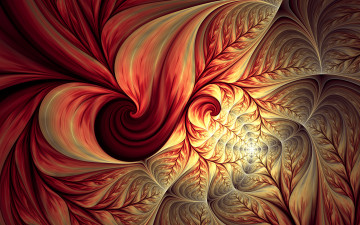 Картинка 3д графика fractal фракталы узор