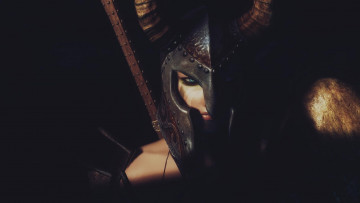 Картинка 3д+графика фантазия+ fantasy девушка рендеринг фон воин шлем