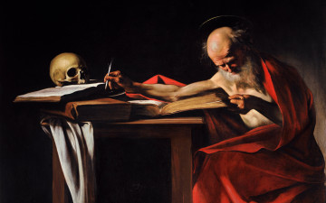 Картинка рисованное michelangelo картина микеланджело меризи да караваджо святой иероним мифология