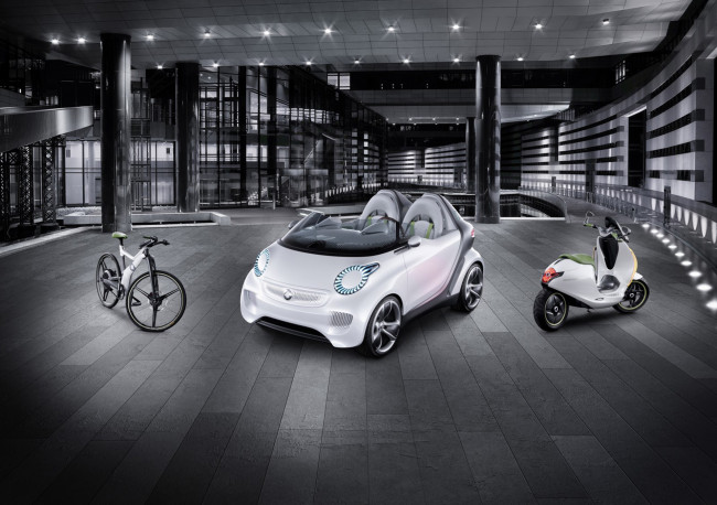 Обои картинки фото smart forspeed concept 2011, автомобили, smart, 2011, concept, forspeed