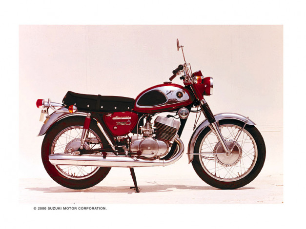 Обои картинки фото suzuki, t500, мотоциклы