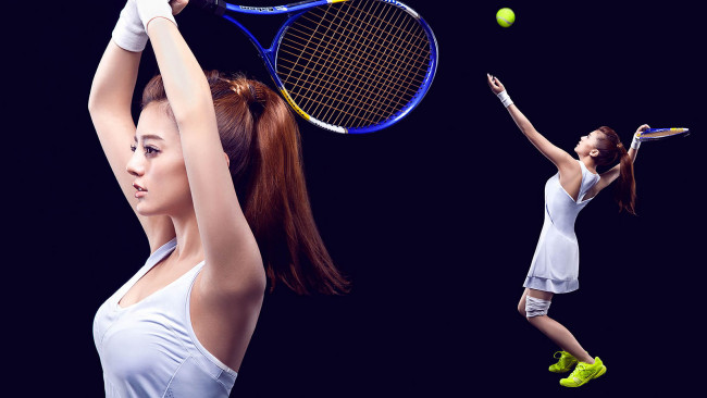 Обои картинки фото спорт, теннис, ракетка