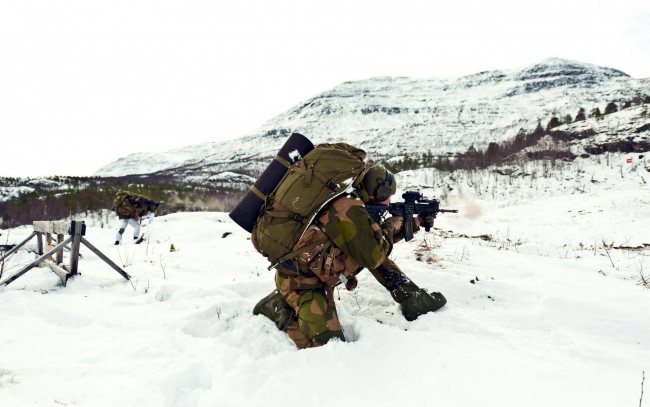 Обои картинки фото оружие, армия, спецназ, солдаты, norwegian, army
