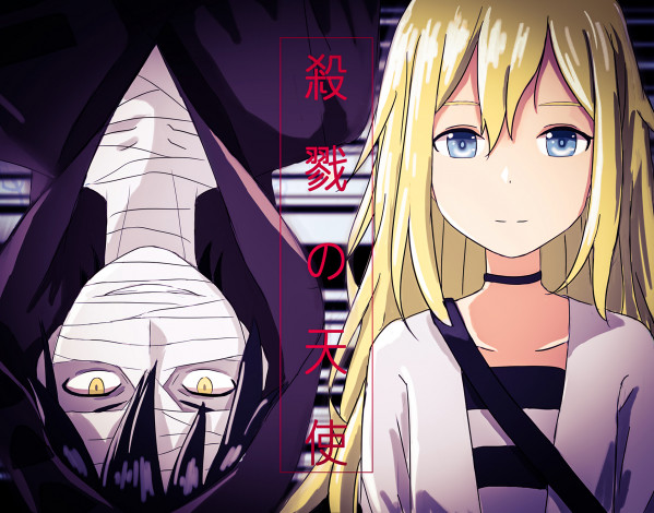 Обои картинки фото аниме, satsuriku no tenshi, ангел, кровопролития