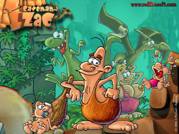 Обои картинки фото видео, игры, caveman, zac