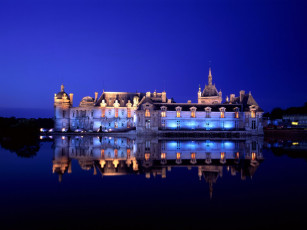 Картинка chateaude chantilly france города замки луары франция