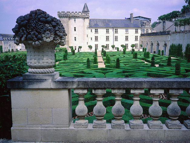Обои картинки фото chateau, de, villandry, france, города