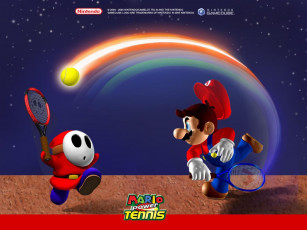Картинка mario power tennis видео игры