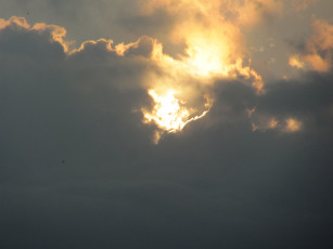 Картинка природа облака солнце закат