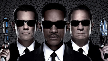 Картинка люди черном кино фильмы men in black iii костюмы очки пистолеты