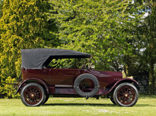 Картинка автомобили классика tourer 1915 г вишневый open siebensitzer 22-50 mercedes