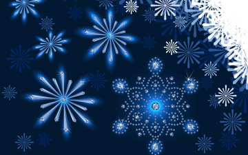 обоя праздничные, векторная графика , новый год, новый, год, снежинки, узоры, фон
