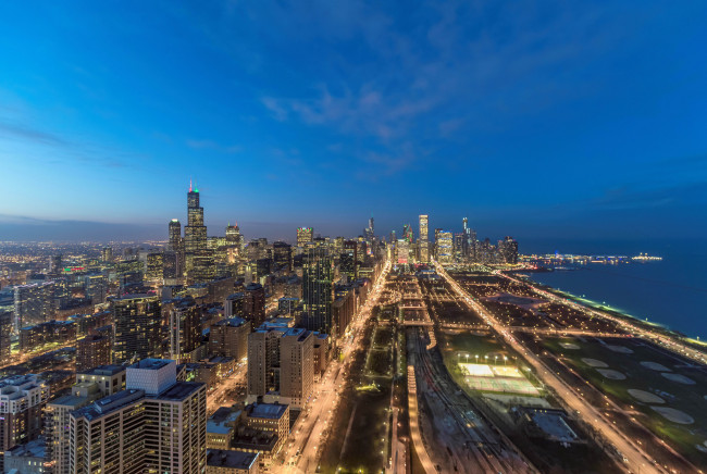 Обои картинки фото chicago, города, Чикаго , сша, простор