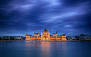 обоя hungarian parliament building, города, будапешт , венгрия, hungarian, parliament, building