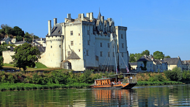 Обои картинки фото chateau de montsoreau, города, замки франции, chateau, de, montsoreau