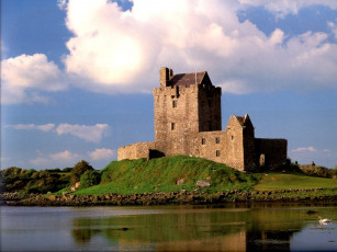 обоя ireland, города, дворцы, замки, крепости, замок дангвайр, ирландия, dunguaire castle