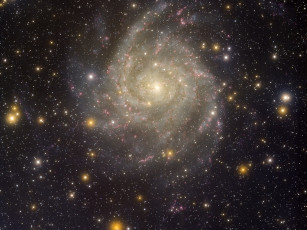 Картинка ic 342 космос галактики туманности