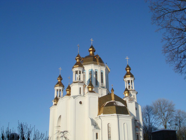 Обои картинки фото украина, ровно, города, православные, церкви, монастыри